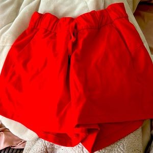 size 8 Lululemon 3” shorts!